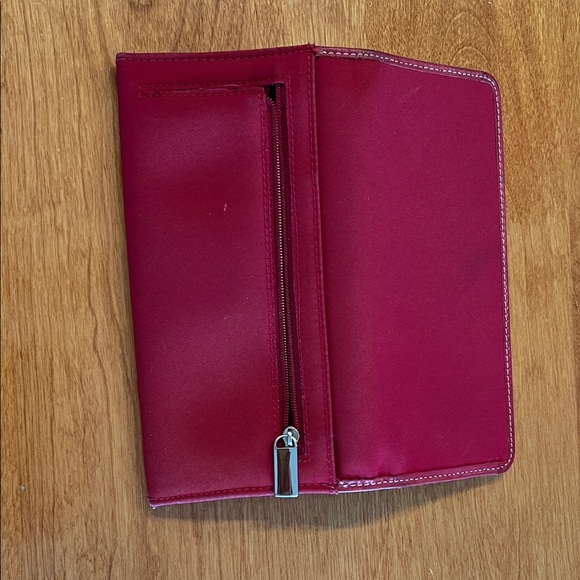 Talbots Red Clutch - Picture 3 of 4